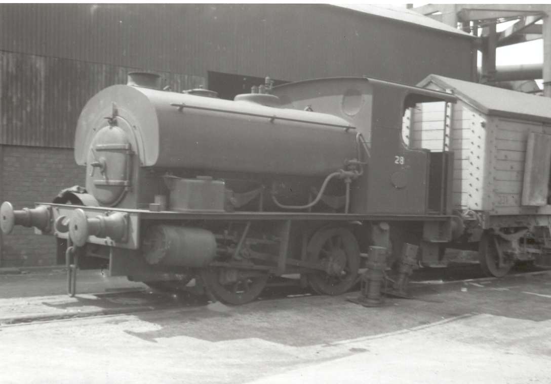 Millom on 29 July 1959 at Millom Ironworks awaiting repair