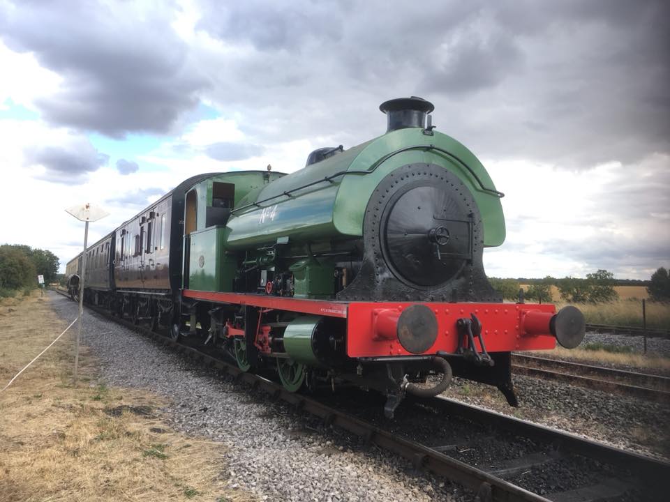 3718 undergoing brake testing, August 2018