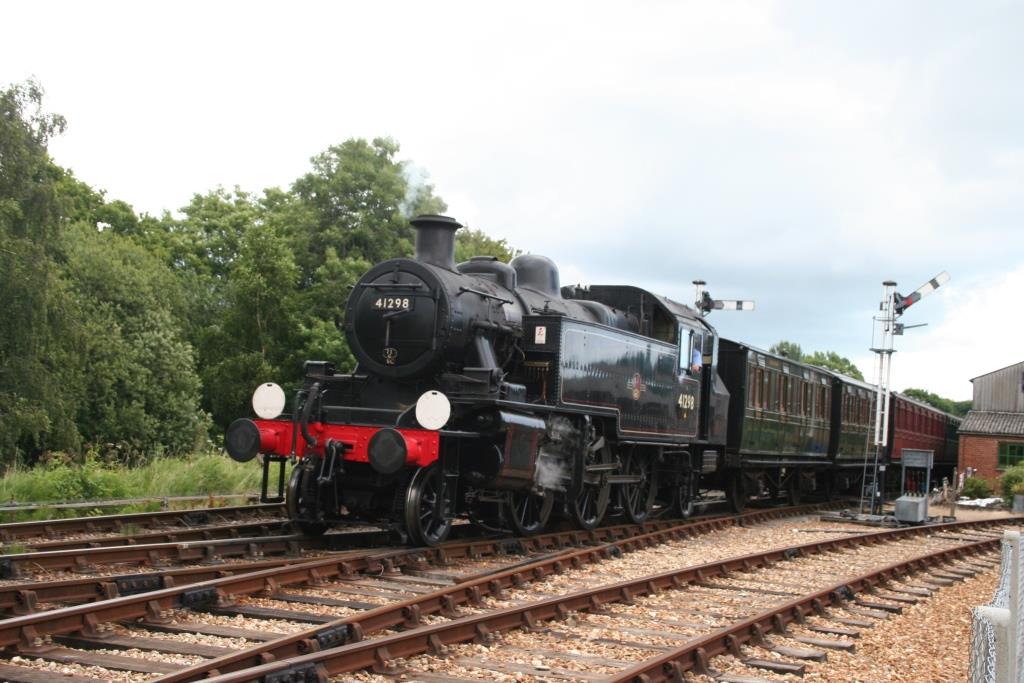 BR Ivatt Class 2MT 2-6-2T No. 41298 in service on the Isle of Wight