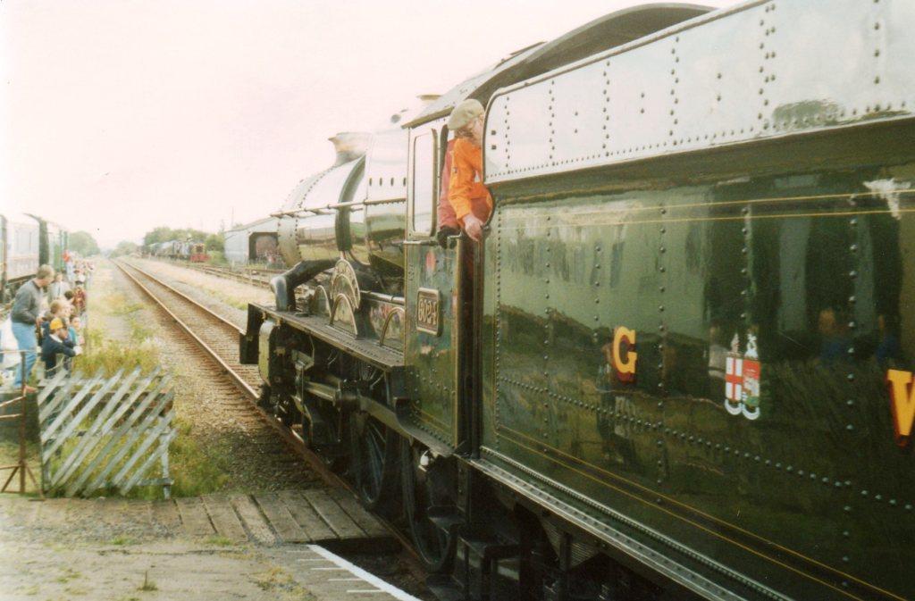 No. 6024 King Edward I during the mainline visit in August 1992