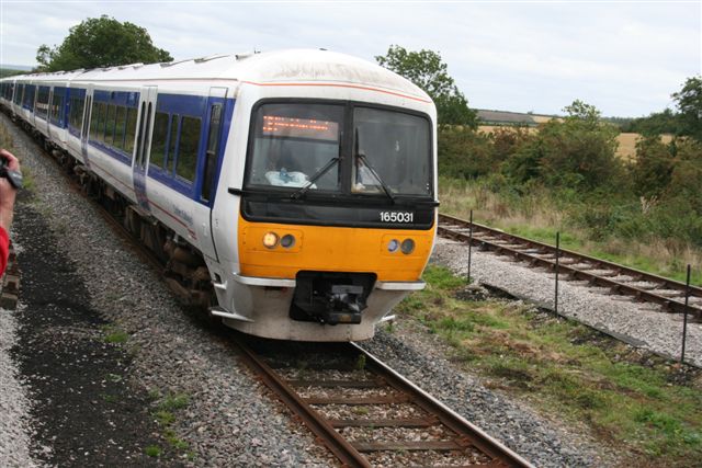 165031 arriving at Quainton Road with the John Betjeman Railtour