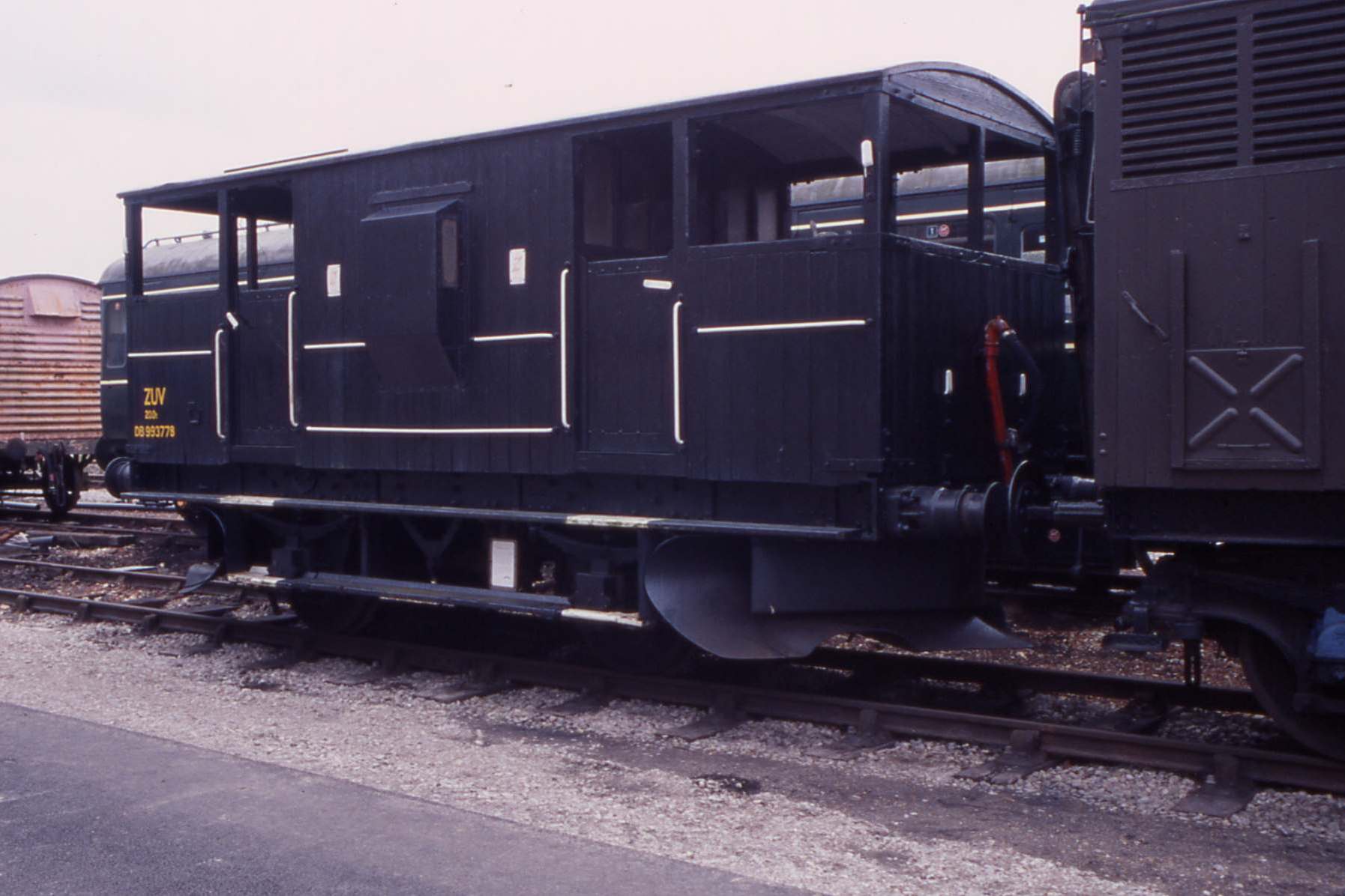 BR Shark Brake Van No. DB993778