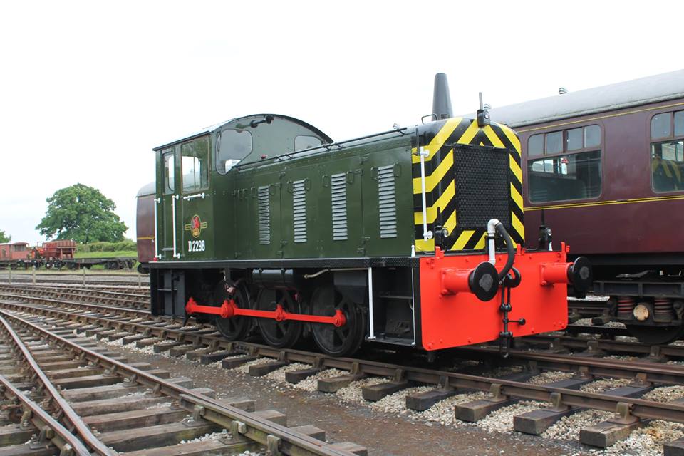 D2298 in Derwent Valley Light Railway livery - 1982