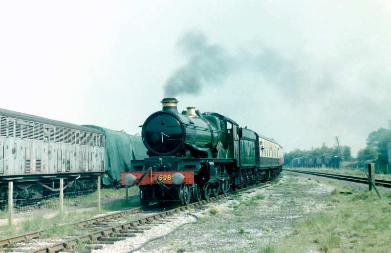 Defiant operating an Up Yard train during a 1990 visit