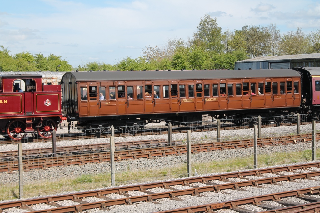 Dreadnought Metropolitan Railway Nine Compartment Third No. 465 in Quainton's Up Yard