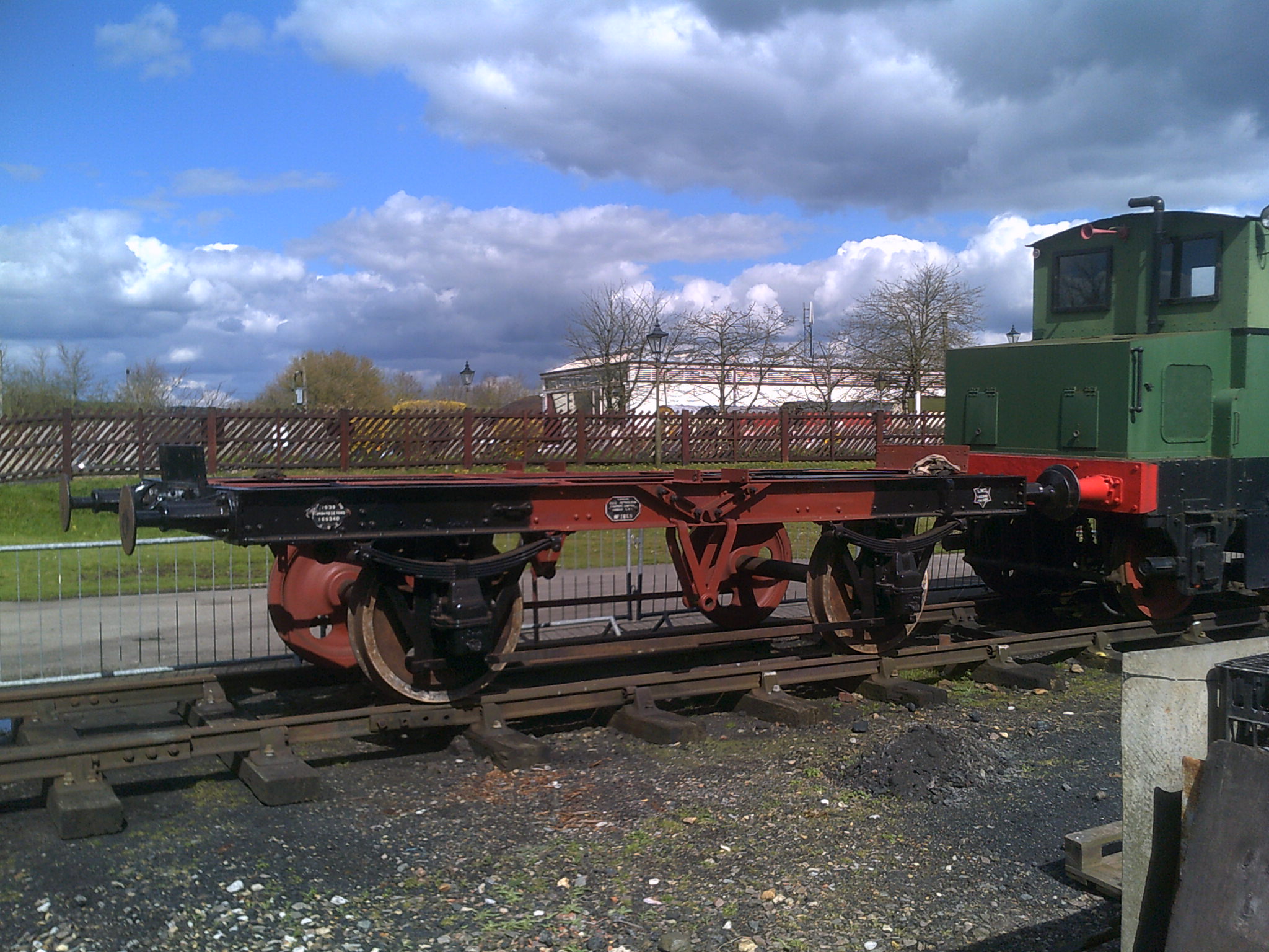 Esso Tanker with tank removed for repairs to end support timbers - 17th April 2016