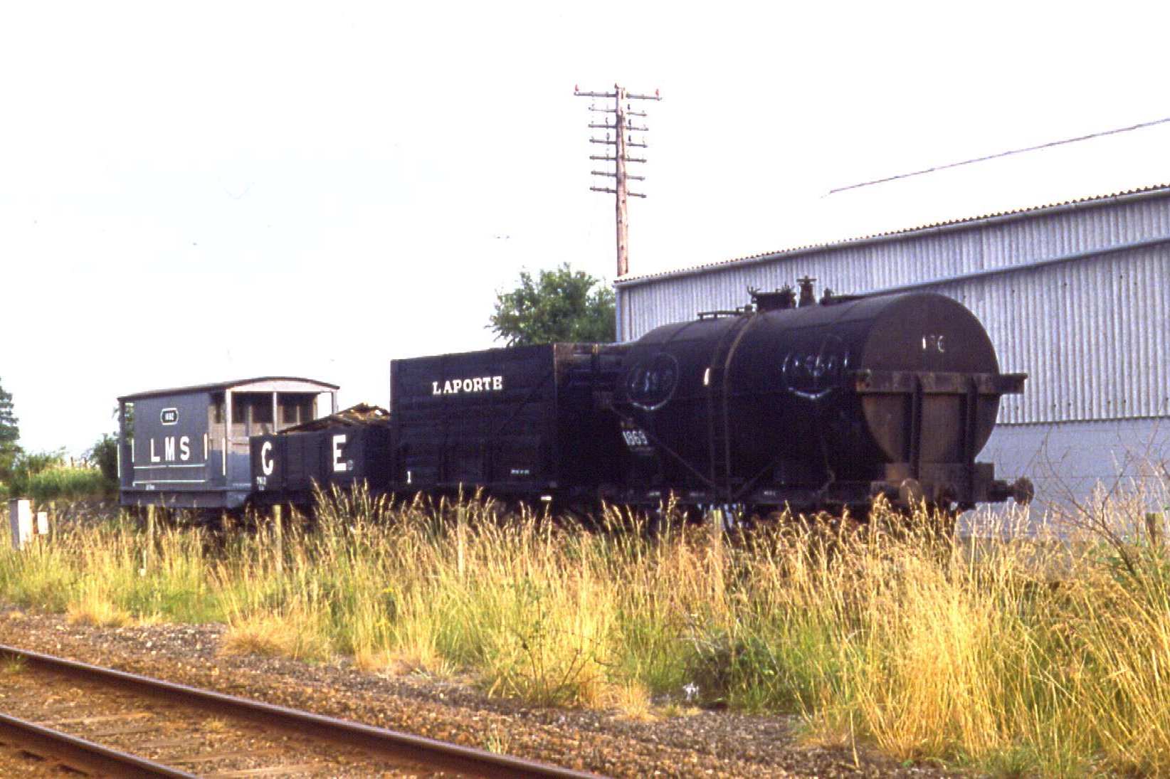 Esso No. 1869 in freight train outside Wembley Shed