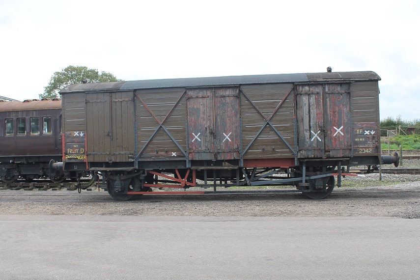 <I>Fruit D</i> Van stabled in Up Yard 11th October 2017 <I>Fruit D</i> Van stabled in Up Yard 11th October 2017