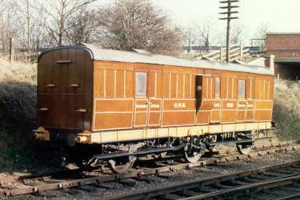 GNR Brake at Nene Valley Railway March 1998