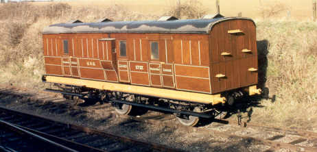 GNR Brake at Nene Valley Railway March 1998