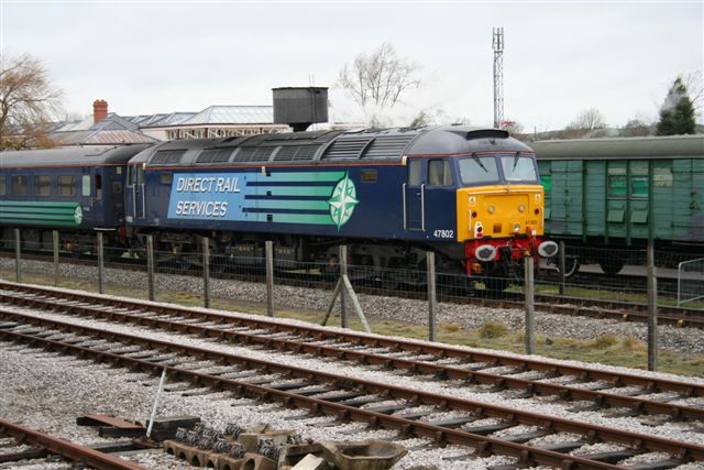 47802 tailing the Hertfordshire Railtours 