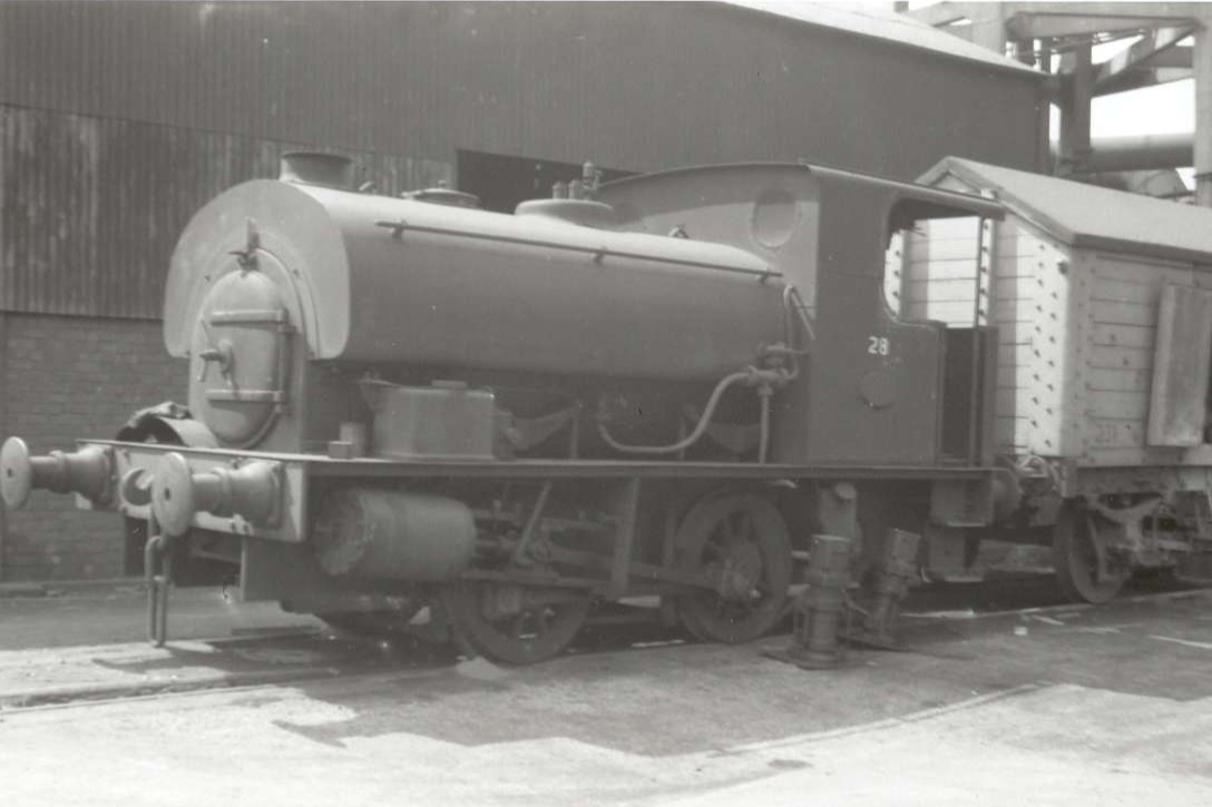 Millom on 29 July 1959 at Millom Ironworks awaiting repair