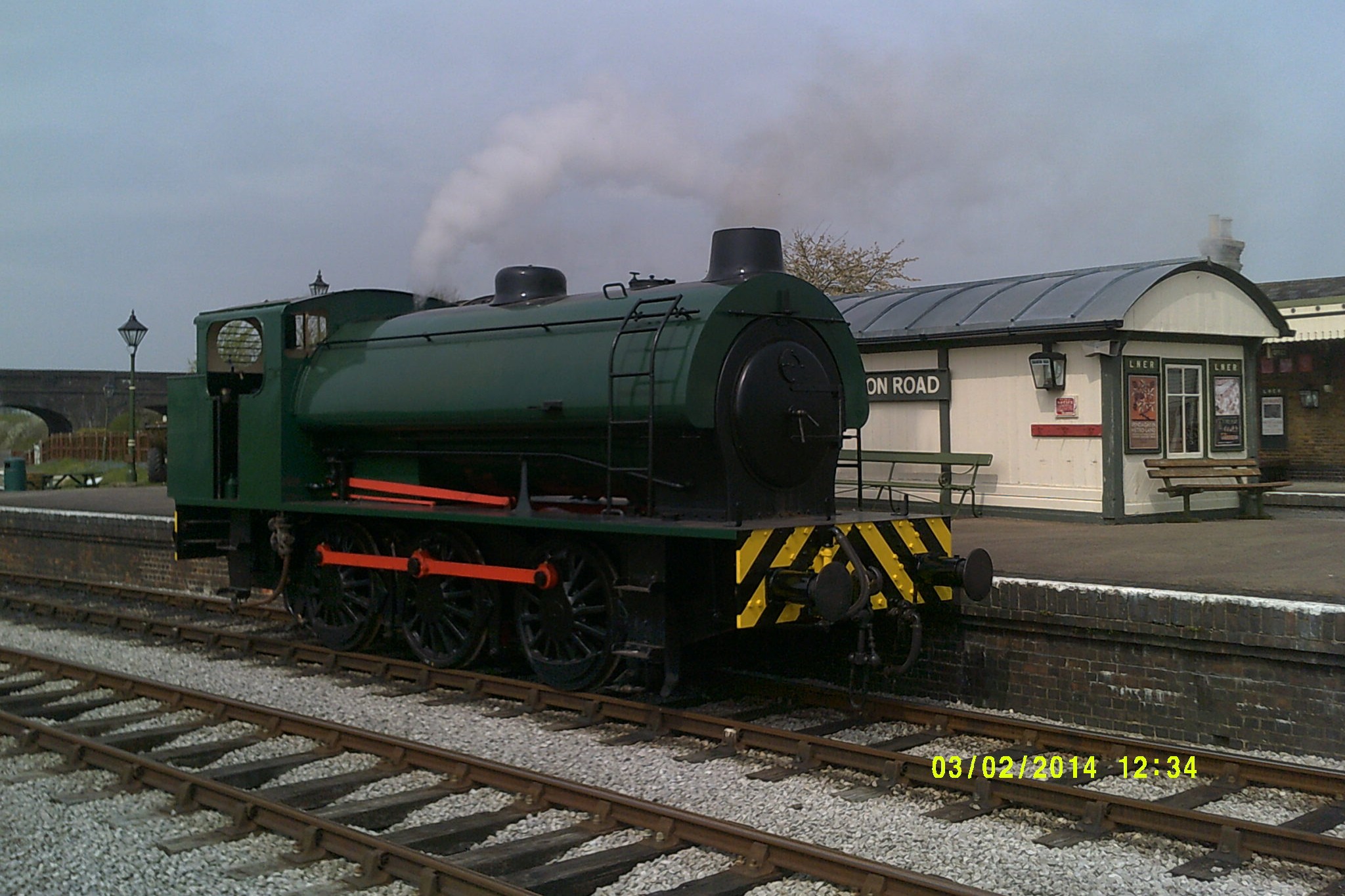 NCB66 on first steam test 24th April 2015