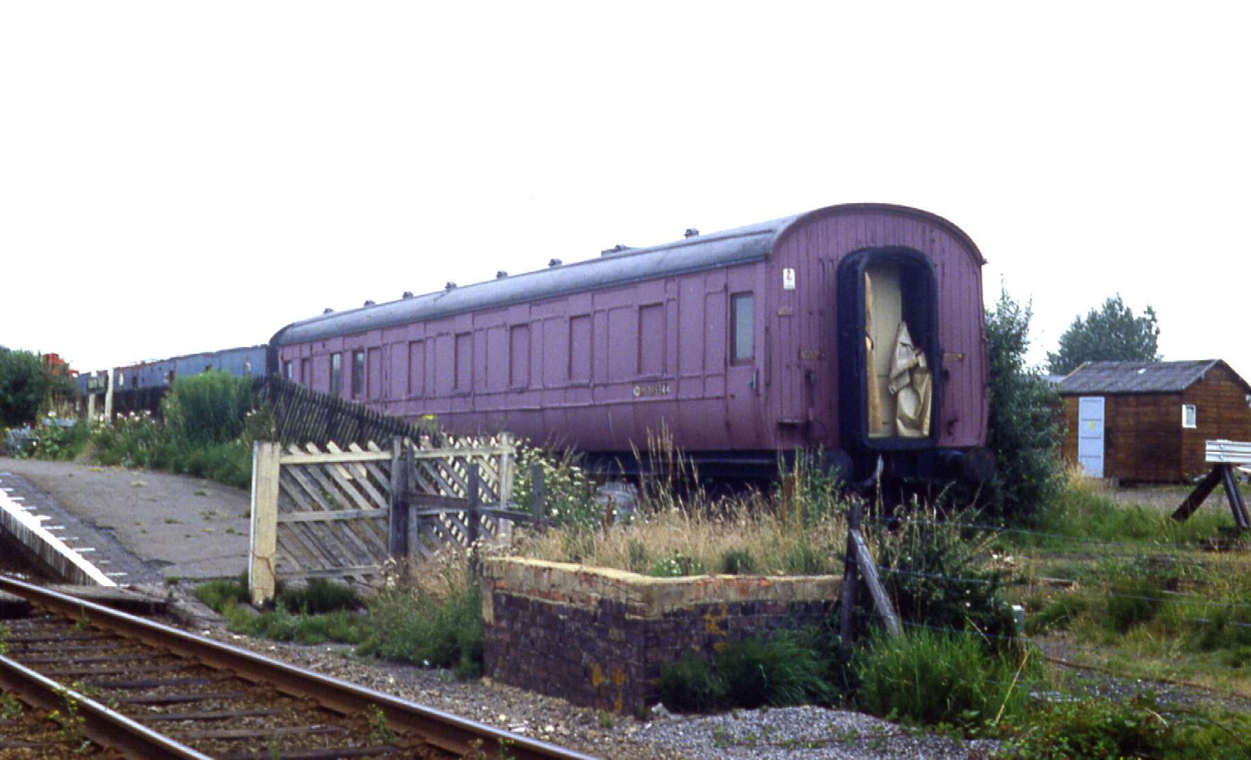 LMS Vestibule Third No. 7820 in use as catering vehicle