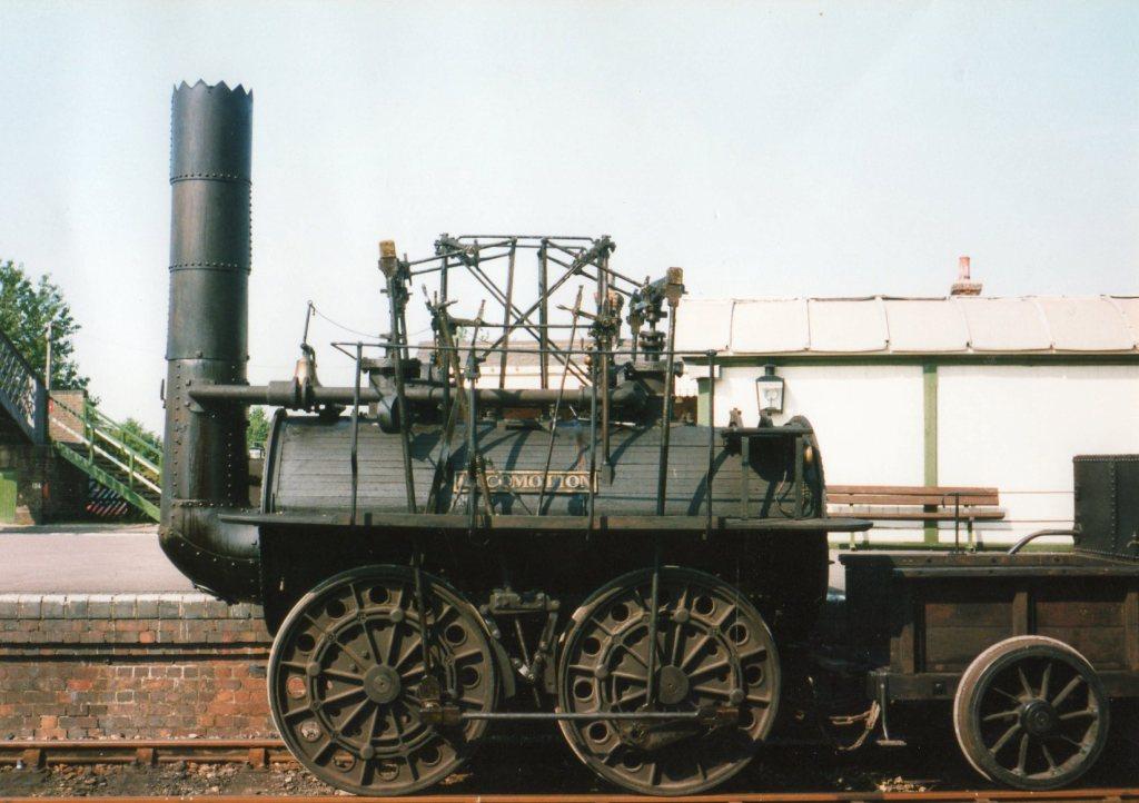 The Replica Locomotion in Quainton's Down Yard