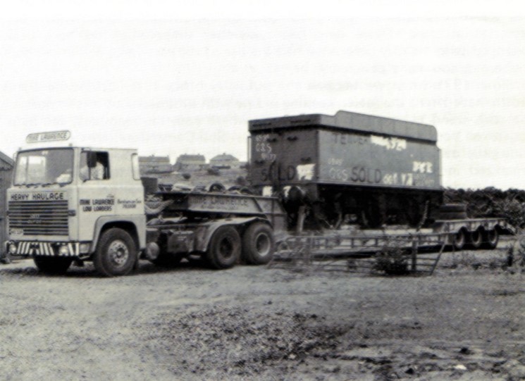 Tender No. 2825 leaving Barry 23rd July 1977