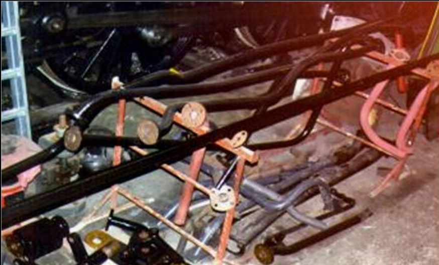 Vacuum pipes being refurbished - 2002