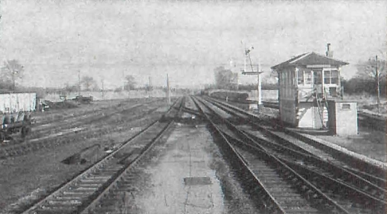 Taken on 26th March 1967 general view from the station looking towards Aylesbury