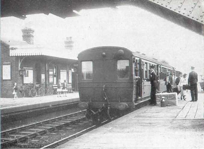 The last day of passenger service on the Verney Junction line, 4th July 1936