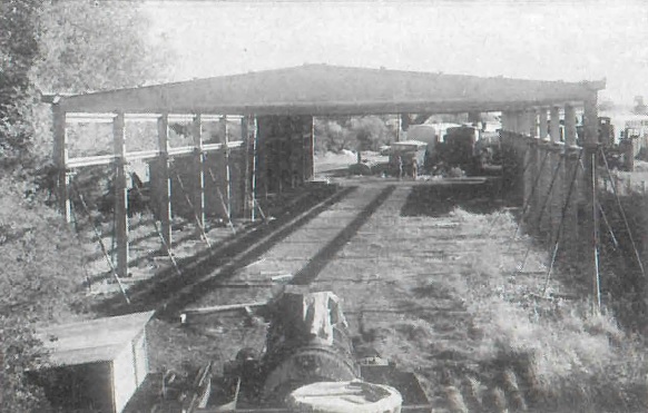 The state of the restoration building early in 1975