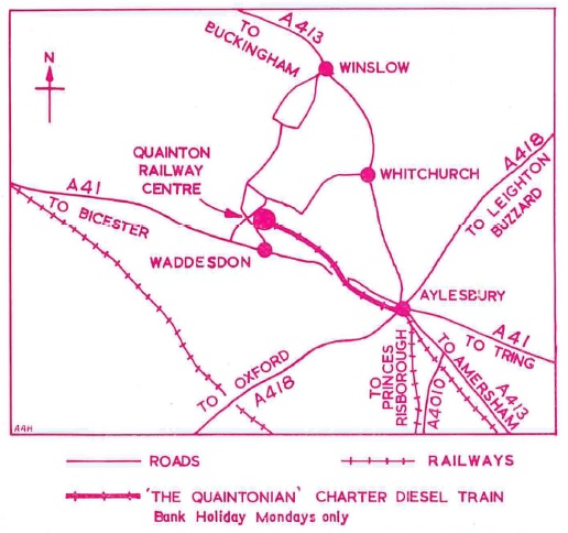Quainton Map