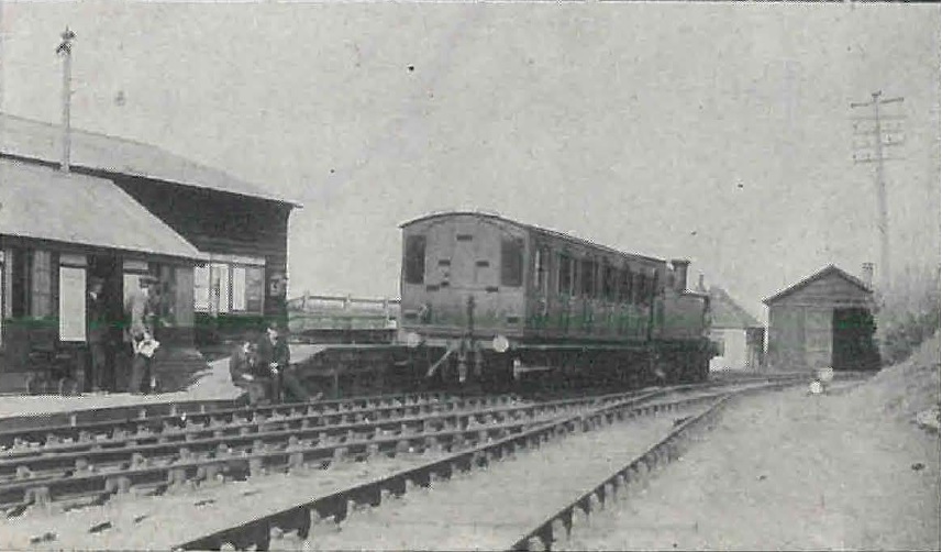 4-4-0 tank No. 23 at Brill station, 8th April 1933