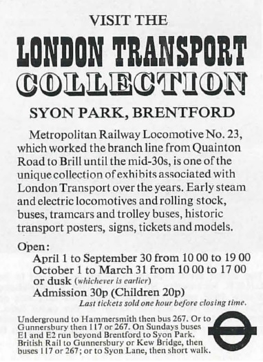Syon Park Advert