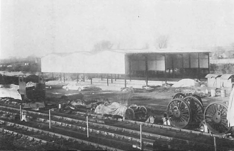 Up yard restoration building, phase 1: October 1977