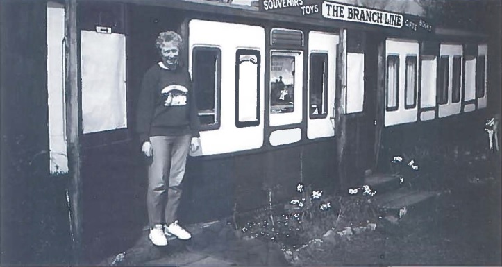The Branch Line shop is under new management. Joan Newstead pictured outside her new emporium at Quainton