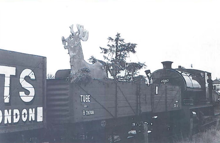Rudolph and other sundry seasonal items in the Tube wagon were appreciated by all the younger visitors