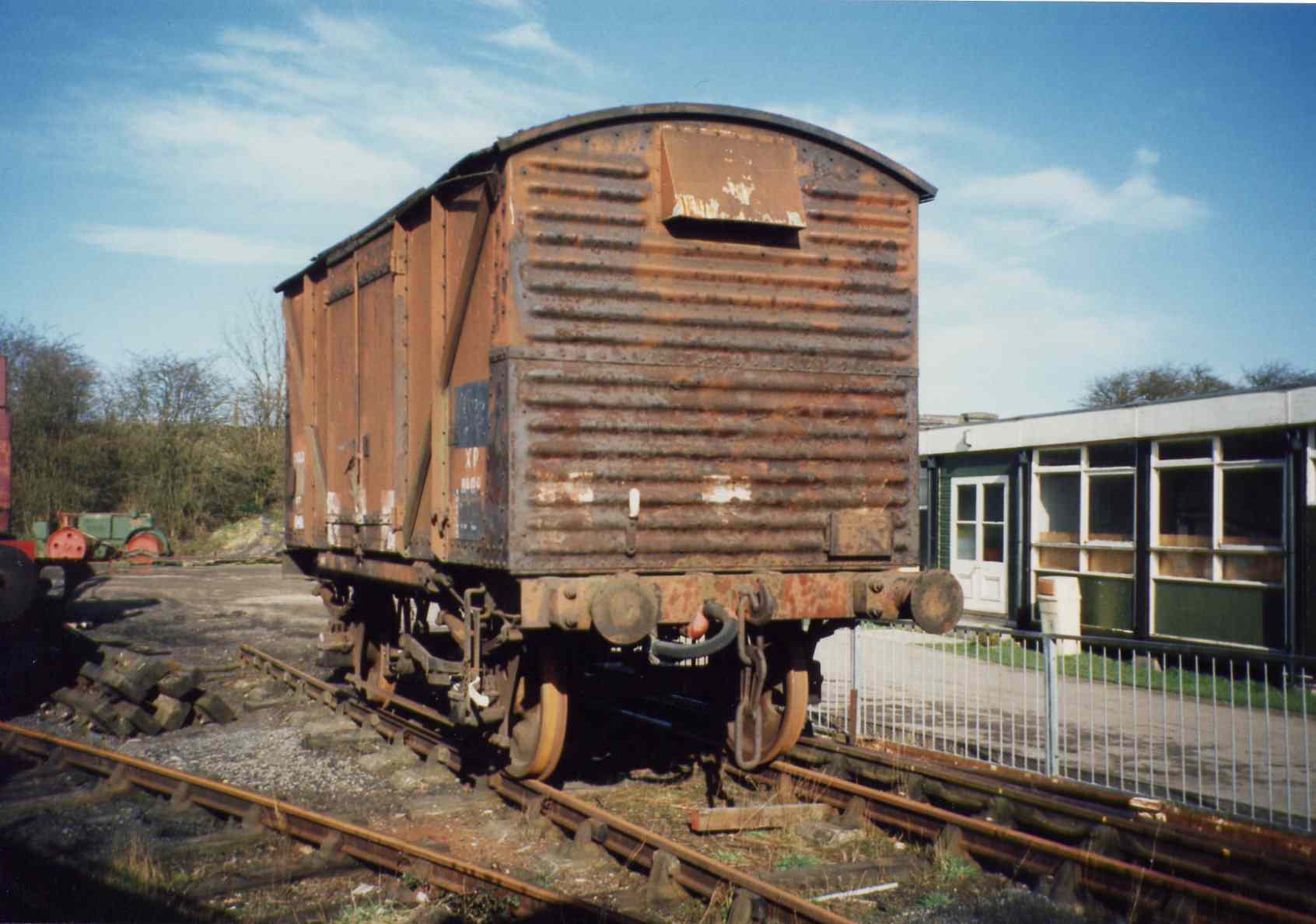Shoc Van shortly after arrival at Quainton
