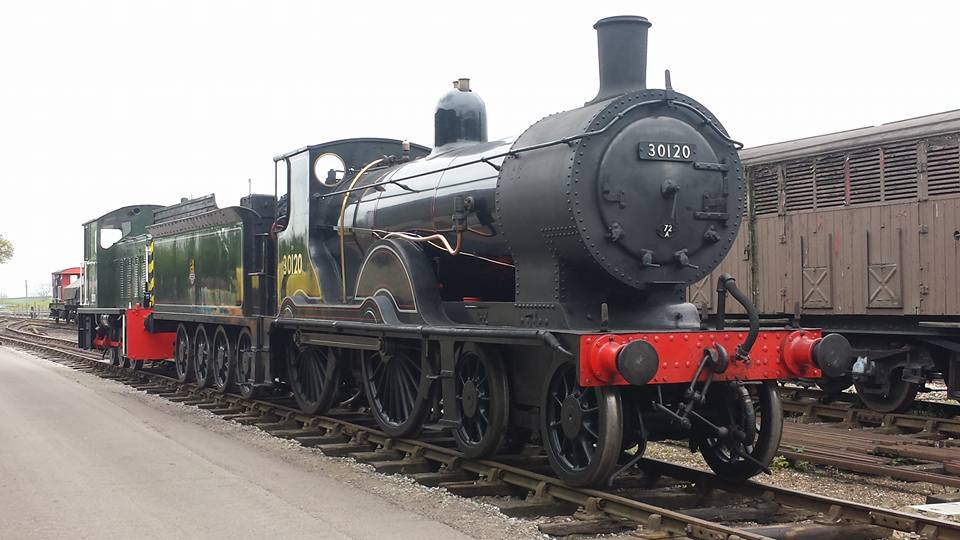 T9 on arrival at Quainton 21st April 2017