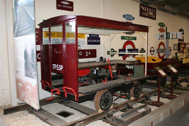 Permanent Way Trolley in Permanent Way Exhibition in Buffer Depot