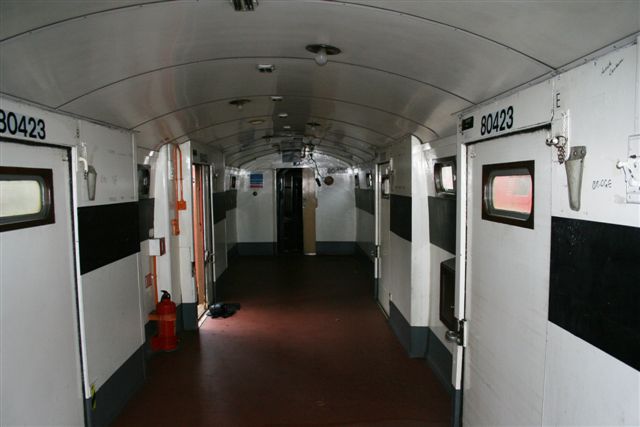Inside the TPO shortly after arrival at Quainton