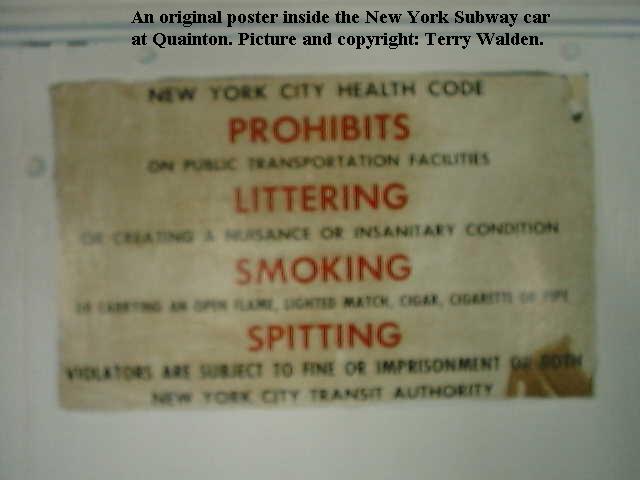 Passenger friendly notices...